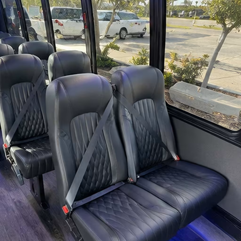 35 passenger minibus interior