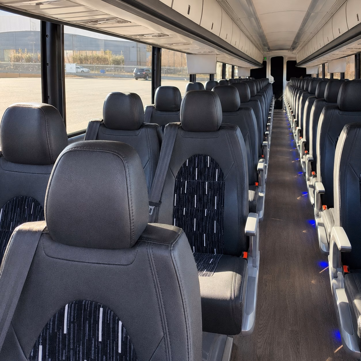 kissimmee charter bus interior