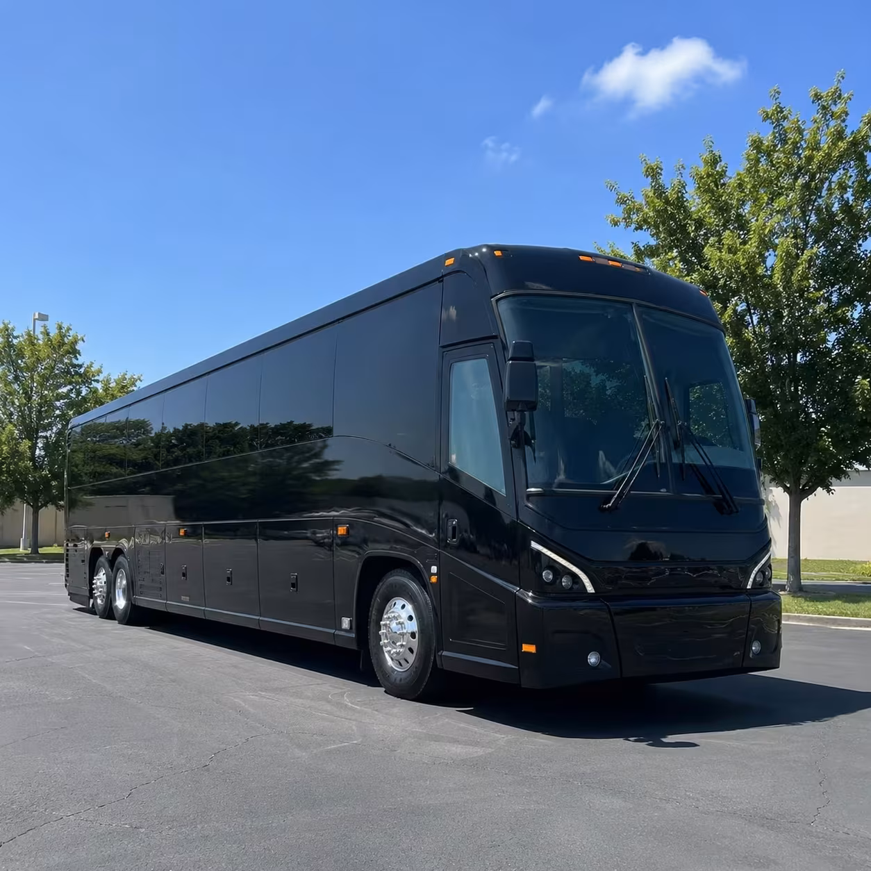 multi stop employee shuttle buses across kissimmee and osceola county